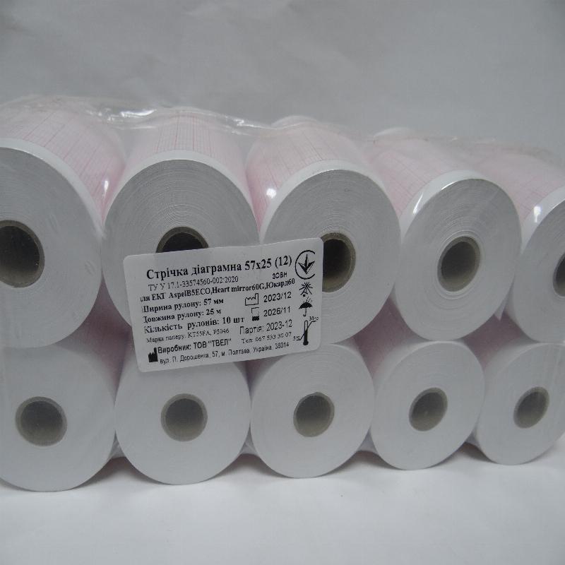 Стрічка діаграмна 57х25 (12) зовн.